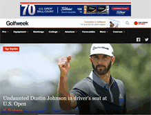 Tablet Screenshot of golfweek.com